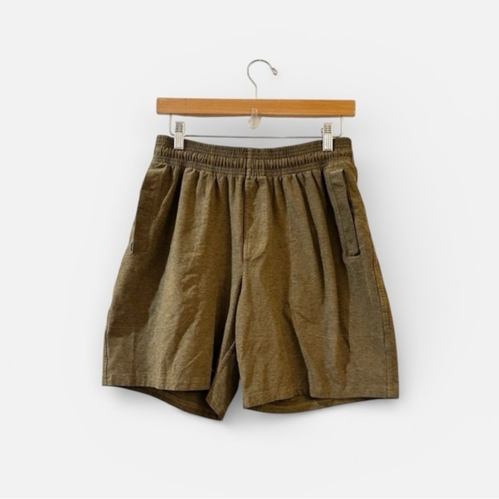 Beyond Yoga‎ Spacedye Freefit Easy Men's Shorts Size Small Green